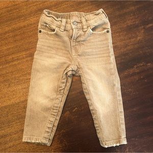 Baby Gap 18-24 mo. Khaki Skinny Jeans EUC